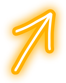 Glowing Neon Arrow